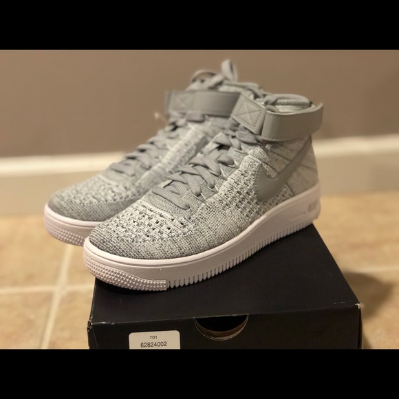 nike air force 1 ultra flyknit mid wolf grey